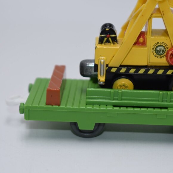 Thomas & Friends Kavin 2009 on Green Flatbed 2001 Plarail Railway Train TOMY - Picture 8 of 10